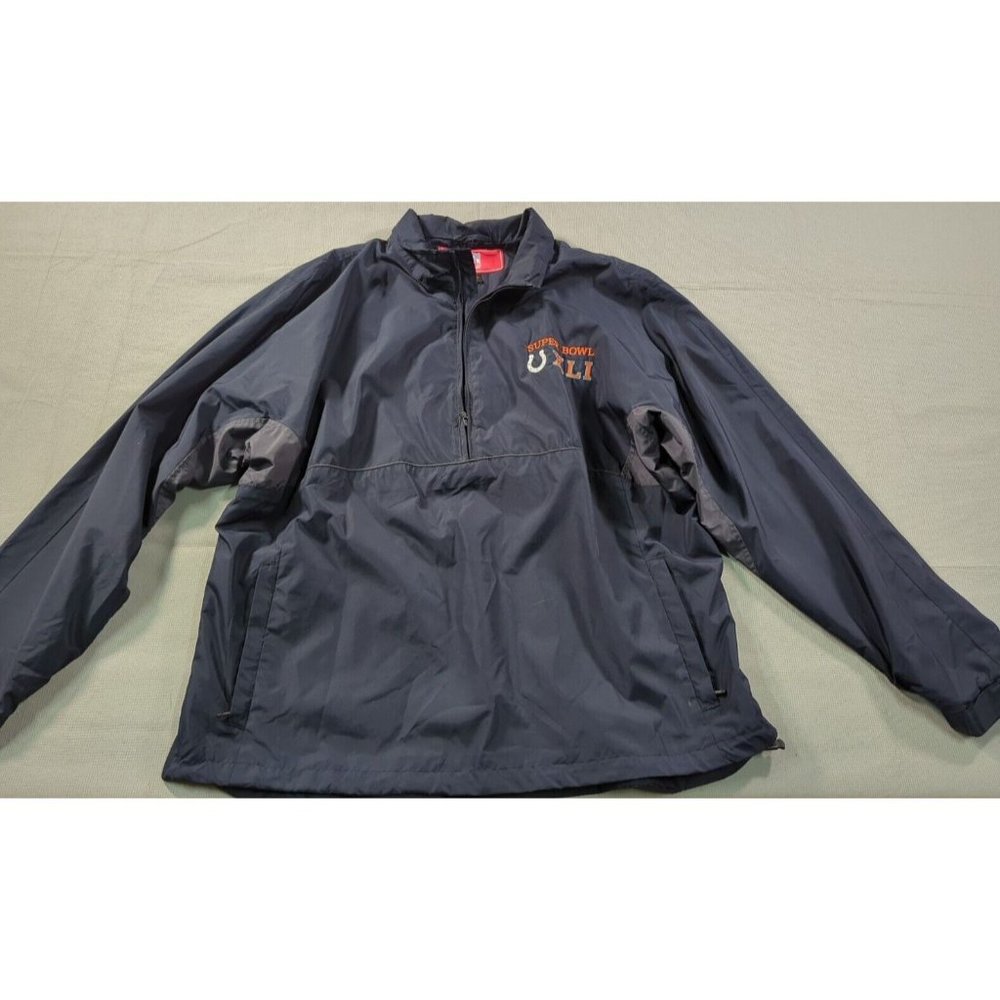 NFL Superbowl Windbreaker Jacket XLI 2007 Colts Bears at Miami Gardens Pullover
